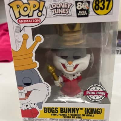Bugs Bunny King Funko Pop! #837 Looney Tunes Target Exclusive Brand New!