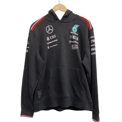 2024 Mercedes-AMG Petronas Formula One Team Men’s Size L Hoodie Black  