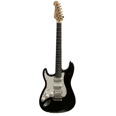 Artist AS1 Black Left-Handed Electric Guitar, Used, Unable to test - sold "As Is". (Shelf Elec)