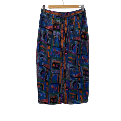 Peer Gynt  Womens  Size 12 Midi Skirt Multicoloured / Pattern 