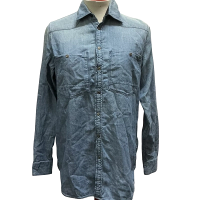 G-Star Raw Womens  Size S Button Up Top Blue 