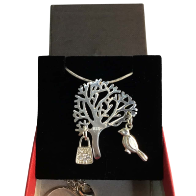Tree of Life Womens Silver Pendant