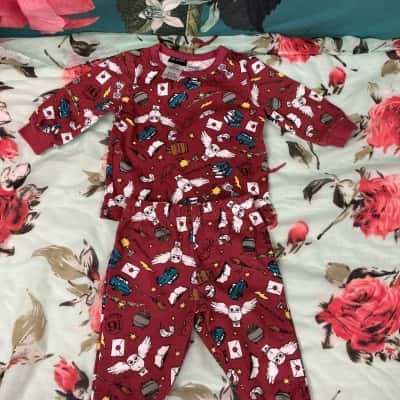 Harry Potter Kids  Size 00 Sleepwear Maroon 