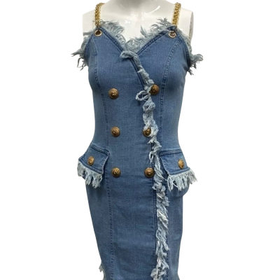 Trouble Maker Denim Dress