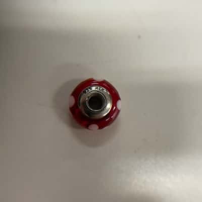 Red floral pandora pendant 