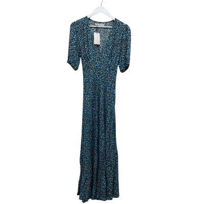 Faithfull The Brand Size 8 Blue Floral Dress BNWT