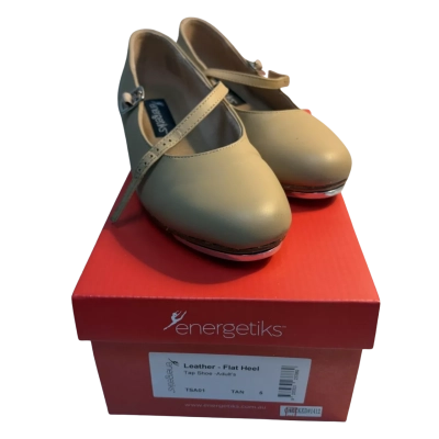  Kids  Size 5  TAP Shoes Brown 