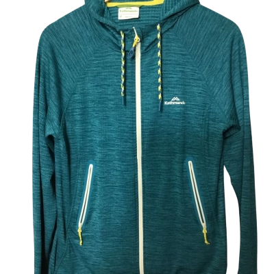 Kathmandu Womens  Size 12 Zip Up Hoodie Green 