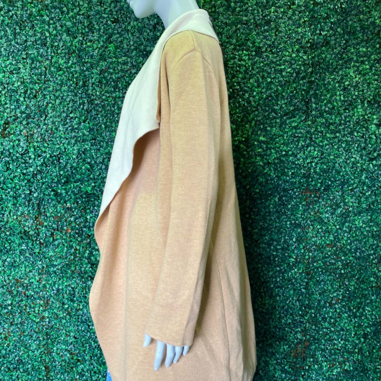 Portmans Womens Size L Cardigan Camel/Cream(s)