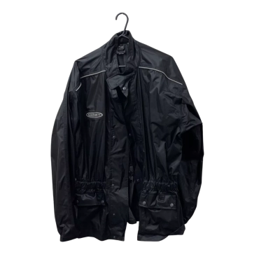 Motor Dry LIGHTNING (RAIN) Mens JACKET & PANTS - BLACK - Size XL Black  
