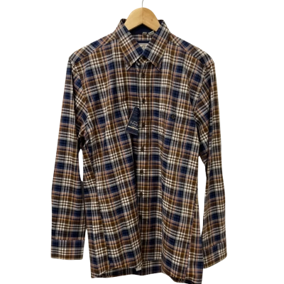  Haupt Mens  Size S Long Sleeve Shirt Checked / Multicoloured 