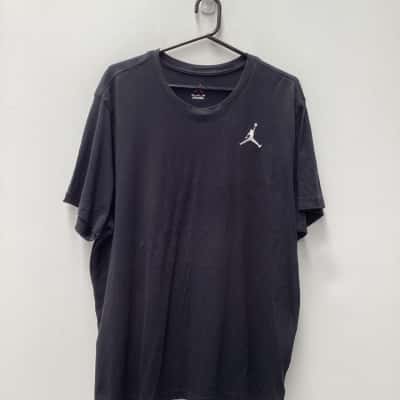 Nike Jordan Mens T Shirt Black Size XXL