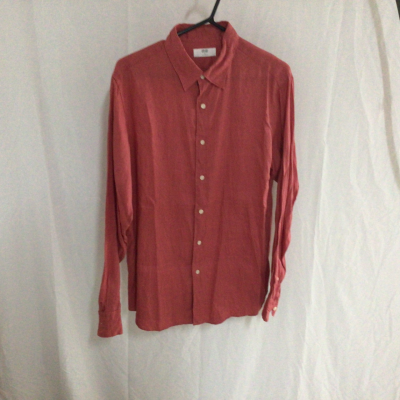Uniqlo Mens  Size M Flannel Shirt Red 