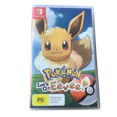 Nintendo Switch. Pokémon. Let’s Go Eevee.  