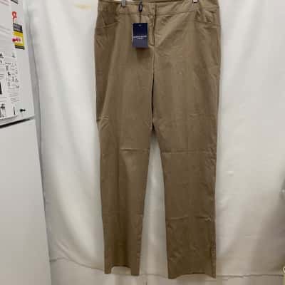 Marina Sport Women's Pants Size 25 (US 16) Brown RRP$145