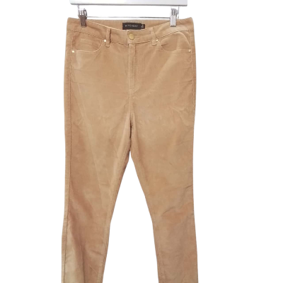 Witchery Womens  Size 10 Slim Fit Beige Corduroy Pants