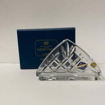 Bohemia Lead Crystal Napkin Holder