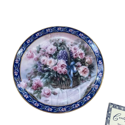 1992 Lena Lui “Roses” Collector Plate 