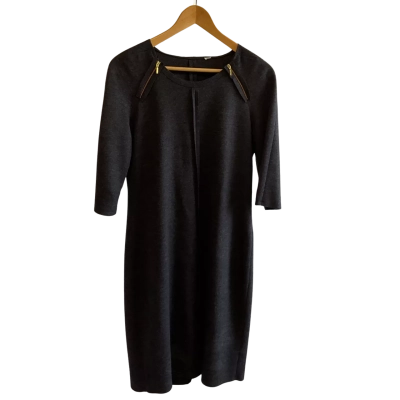 “Country Road “Womens  Woollen DRESS - Size 10 / 12 Black  