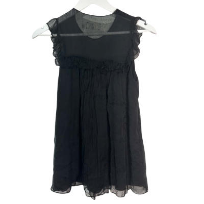 Zimmermann Womens  Size 0 Black  silk blouse