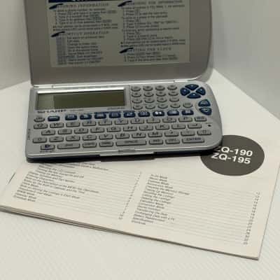 Sharp ZQ-190 Electronic Organiser with a 256KB memory