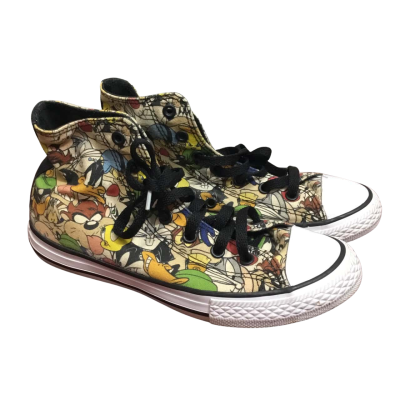 Converse Youth  Size 3 Pattern Shoes. TEXTILE/RUBBER