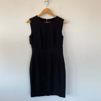 Cue Black Sleeveless Mini Dress  Size 10 