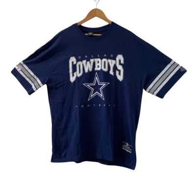 NFL Men's Dallas Cowboys Vintage Sport Striped Sleeve T-Shirt Size L (RRP $79.99)