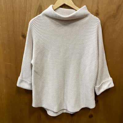 Sussan Cream Cowl Neck Jumper Size XS
