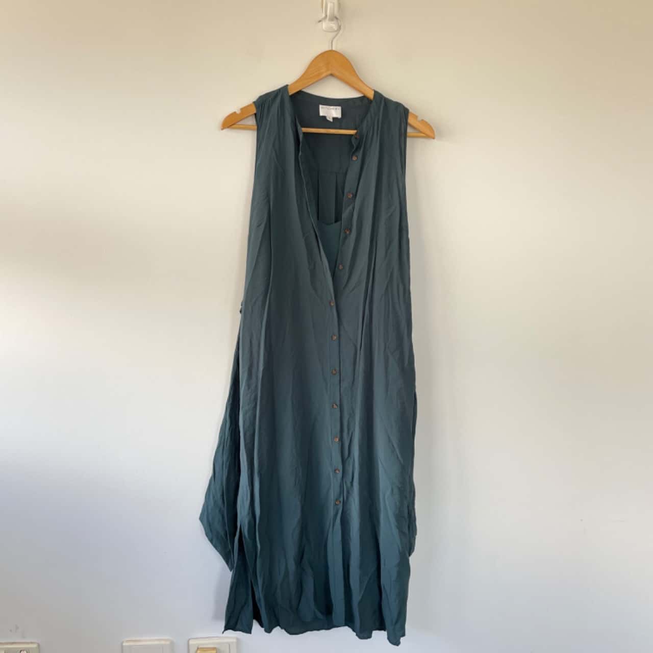 Mayci Button Up Midi Dress main image 1