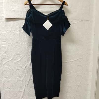 Anthea Crawford Womens  Size 8 Dress Forest NWT RRP $499