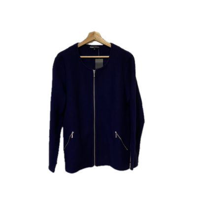 Slade Knitwear Womens Jacket Size 18 Navy Blue 