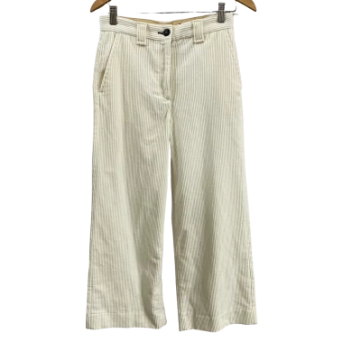 Rag & Bone  Womens  Size 25 Corduroy Wide Leg PantsWhite 