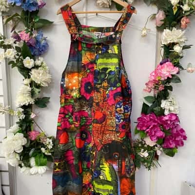 Queen of Everything Womens  Size 2 Pinafore Multicoloured 