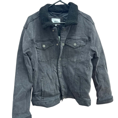 Maddox Mens Size XL Black Denim Jacket  
