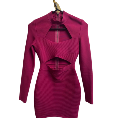 Tiger Mist Womens  Size XS Bodycon Dress Pink  