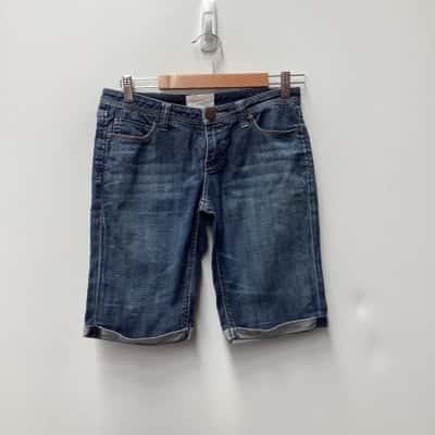 Country Road Womens  Size 6 Denim Shorts Blue 