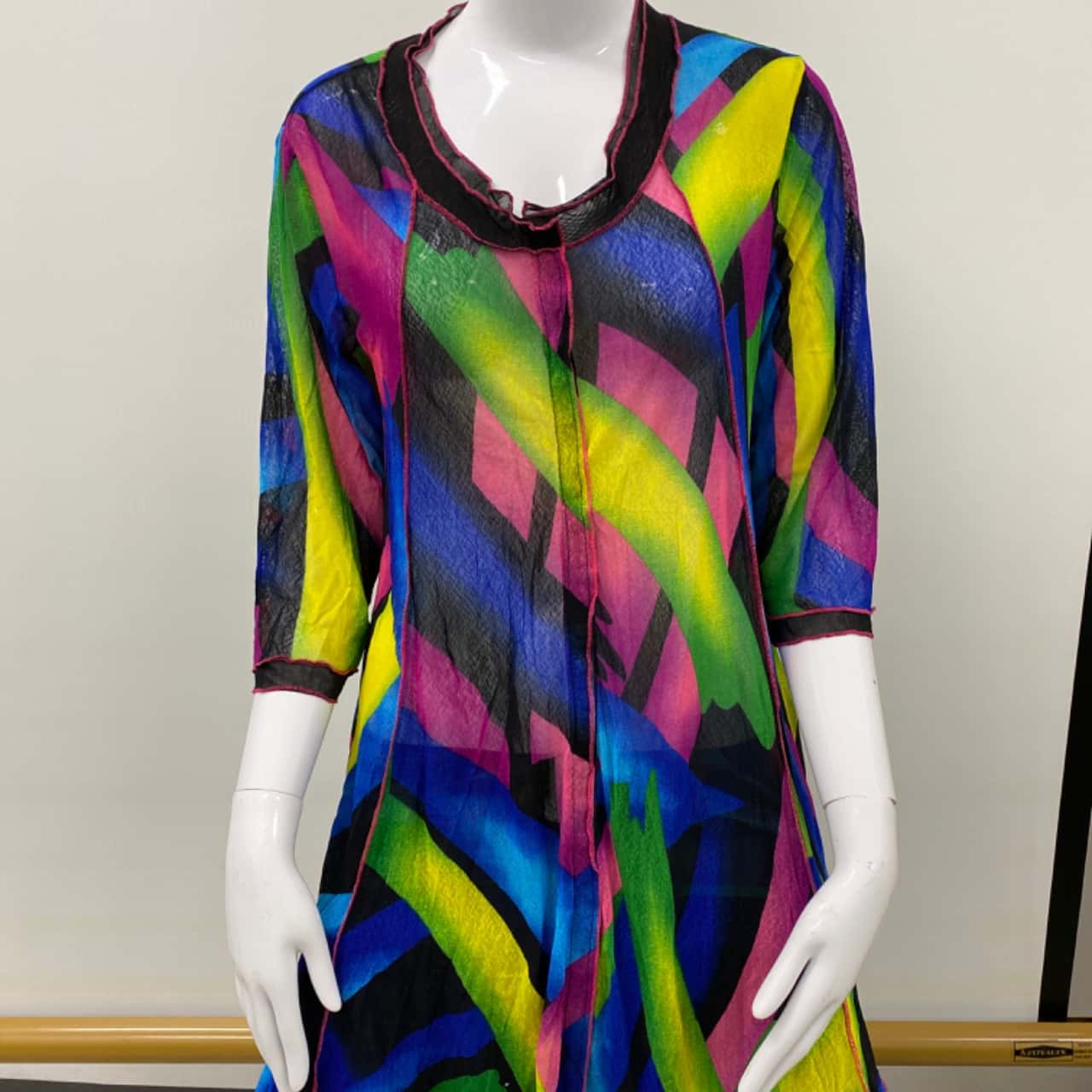 Wish stone Womens Size S 3/4 Sleeve Multicoloured (s)