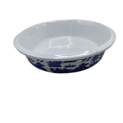Churchill Willow Pattern Pie Dish 23cm CUBES