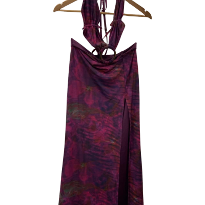 Outcast IMAAN Womens  Size S Halter Neck / Maxi Dress Multi-coloured
