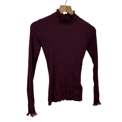 Ted Baker Womens Size 0 / 6 Cardigan Maroon 