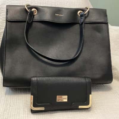 Laura Jones Womens Handbag / Purse Black  