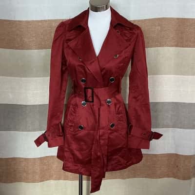 Portmans Womens  Size 8 Winter Jacket Maroon 
