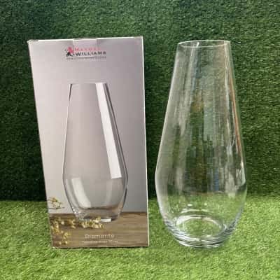 Maxwell & Williams Diamante Teardrop Vase 35cm (Boxed)
