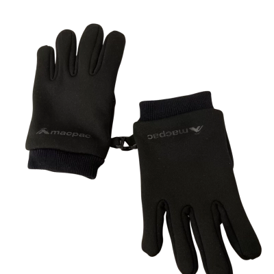 Macpac Kids Gloves Size M Black 