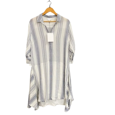 Witchery Women's Midi Tie Shirt Dress Size 14 Faded Parc 