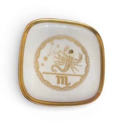 Vintage mskorpion trinket dish