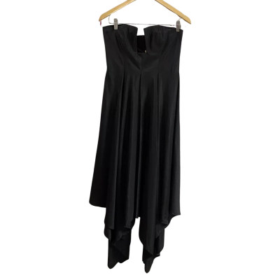 Women’s Shakuhachi  Size 10 U Wired Hankerchief Dress Black