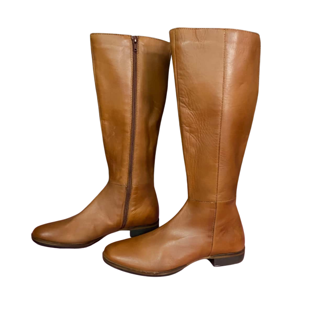 Gaetan Women’s Long Brown Boots Size 37 (s)