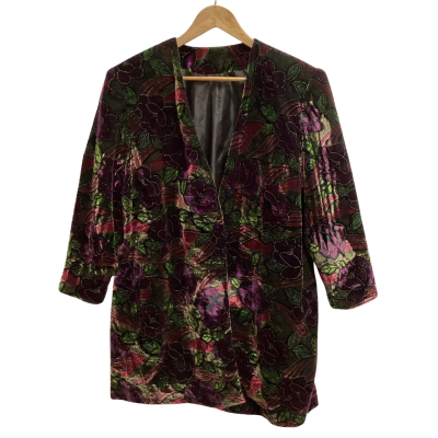 Vintage Size 16 Jacket Multicoloured  (ha)